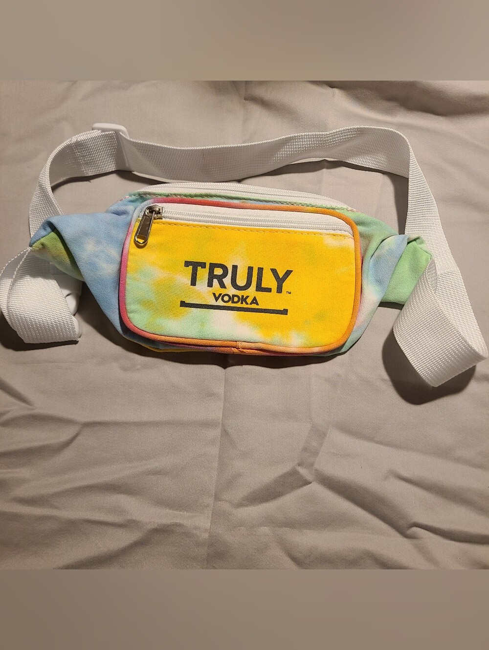 TRULY Tie-Dye Yellow Multi-Color Crossbody Fanny Pack